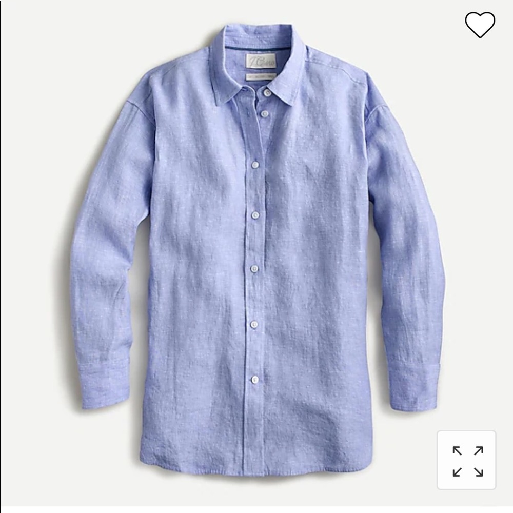 J Crew Baird McNutt Irish Linen Button Down
